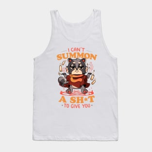 I Can't Summon a Shit to Give You - Cute Evil Animal Gift Tank Top